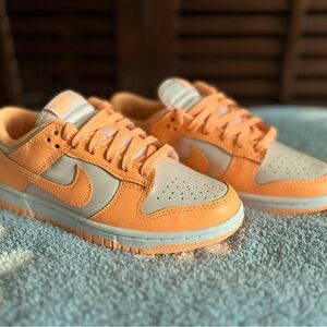 Nike dunks Peach and cream